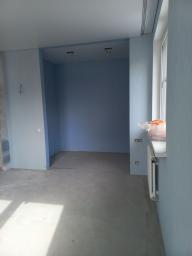 Подготовка  стена  пот краска.